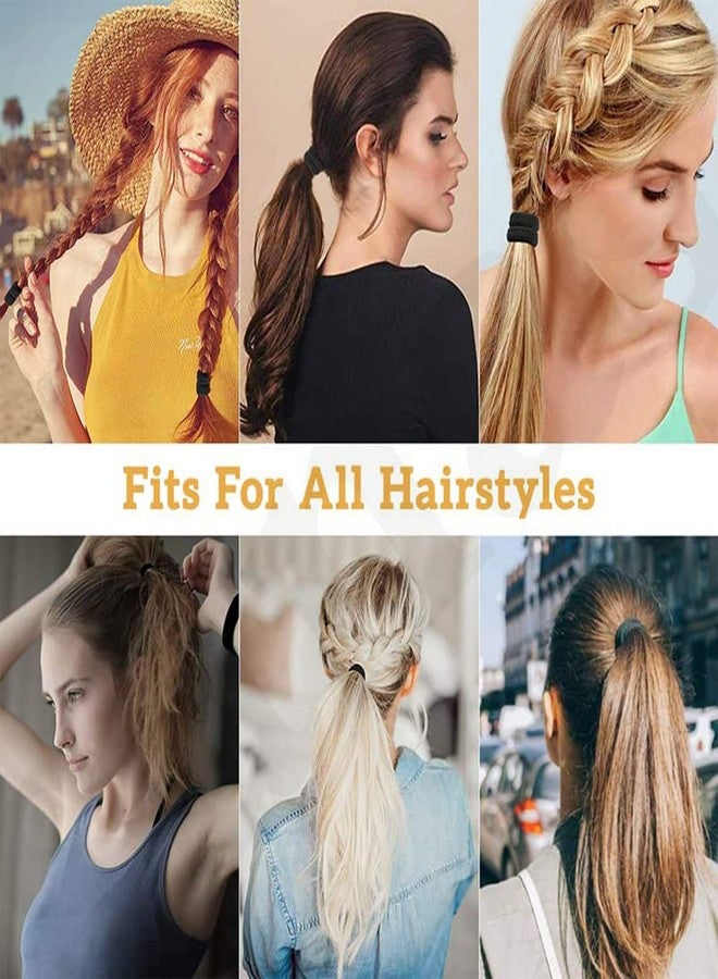 بيردوير ربطات شعر مطاطية من بيردوير للنساء والفتيات، ربطات شعر قابلة للتمدد، ربطات شعر قطنية مرنة، ربطات شعر وفيونكة شعر (حلقة مطاطية - 30 قطعة متعددة الألوان) - Image 4