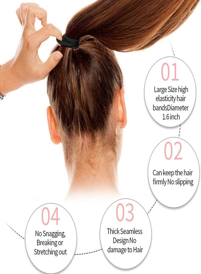 بيردوير ربطات شعر مطاطية من بيردوير للنساء والفتيات، ربطات شعر قابلة للتمدد، ربطات شعر قطنية مرنة، ربطات شعر وفيونكة شعر (حلقة مطاطية - 30 قطعة متعددة الألوان) - Image 2