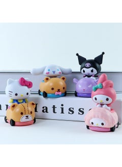 Y&D Kawaii Sanrio Figure My Melody kuromi Figure Birthday Party Supplies, Cinnamon Cupcake Toppers, Cute Mini Figure Toys Birthday Party Favor For Kids Fans Collection Bouquet Desk Decor  - Image 1
