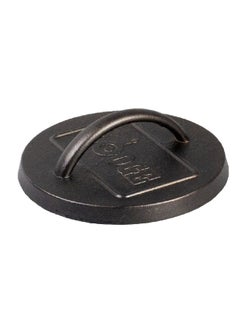 LODGE Seasoned Even Heating Cast Iron Burger Press Black 6.25 inch L6BP  - Image 1