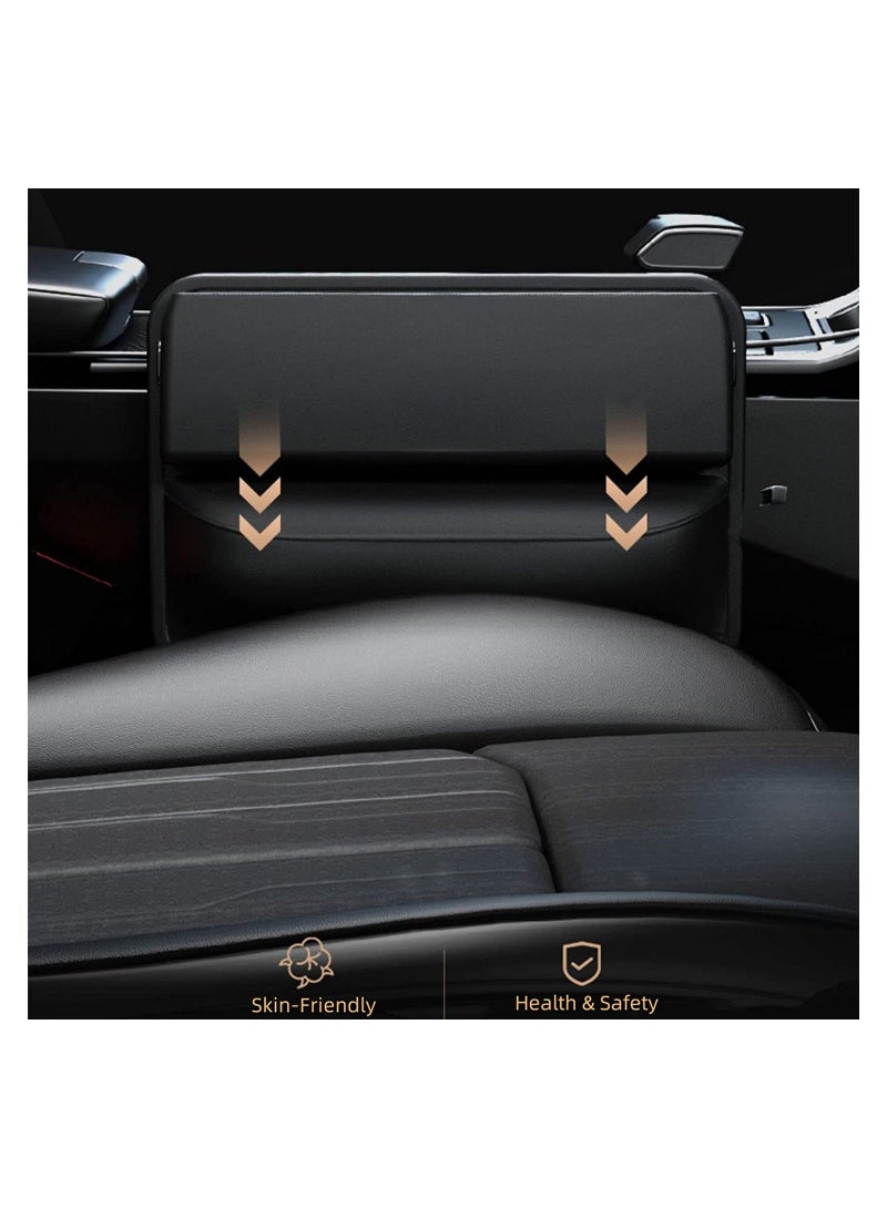 Y&D Car Seat Gap Storage Leather Accessories for Front Premium Essential Storages Adjustable Console Organizers Between Seats Phones Glasses Keys Cards - Image 5