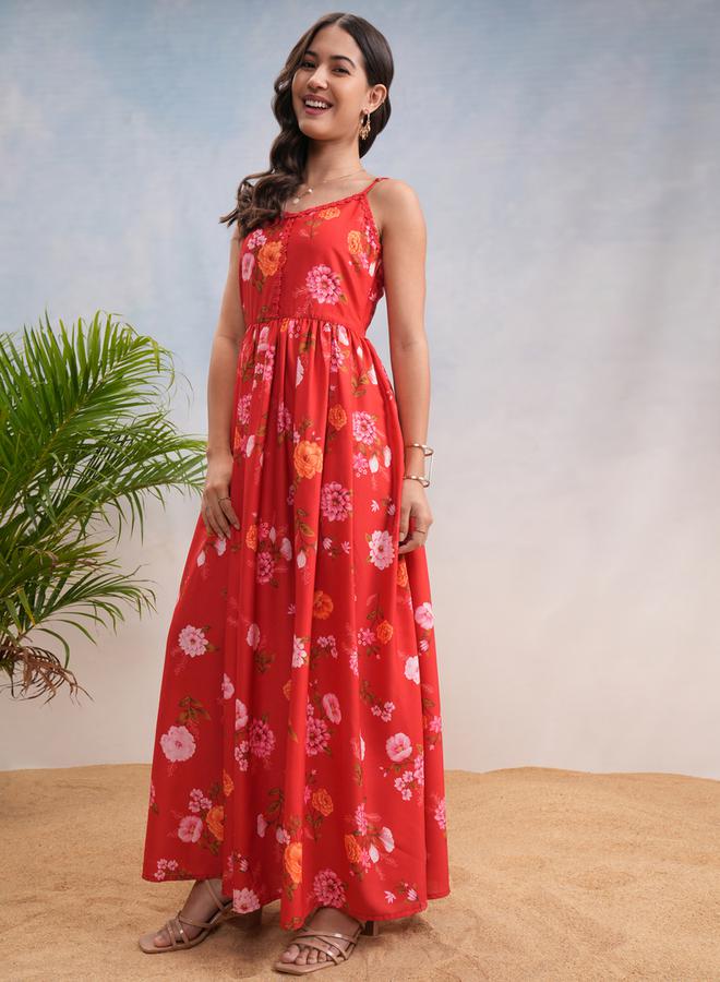 Vishudh Floral Print Dress  - Image 4