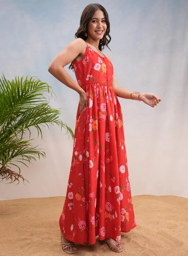 Vishudh Floral Print Dress