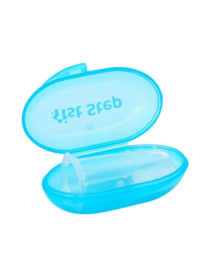1st Step Silicone Finger Brush Pack Of 2 (Blue) - Image 3