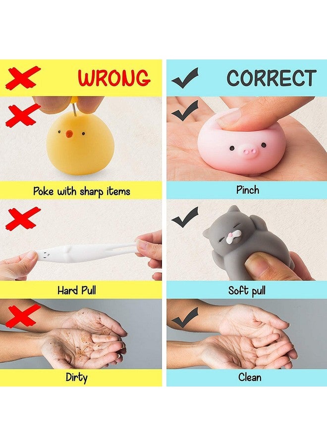 Chocozone Pack Of 25 Squishy Toys Squishies Animals Squeeze Toys Stress Balls Cute Birthday Party Favors Squishy Toy For Kids, Multicolor - Image 5