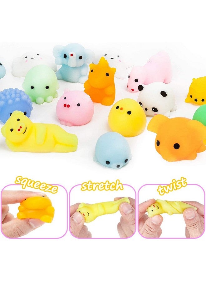 Chocozone Pack Of 25 Squishy Toys Squishies Animals Squeeze Toys Stress Balls Cute Birthday Party Favors Squishy Toy For Kids, Multicolor - Image 1