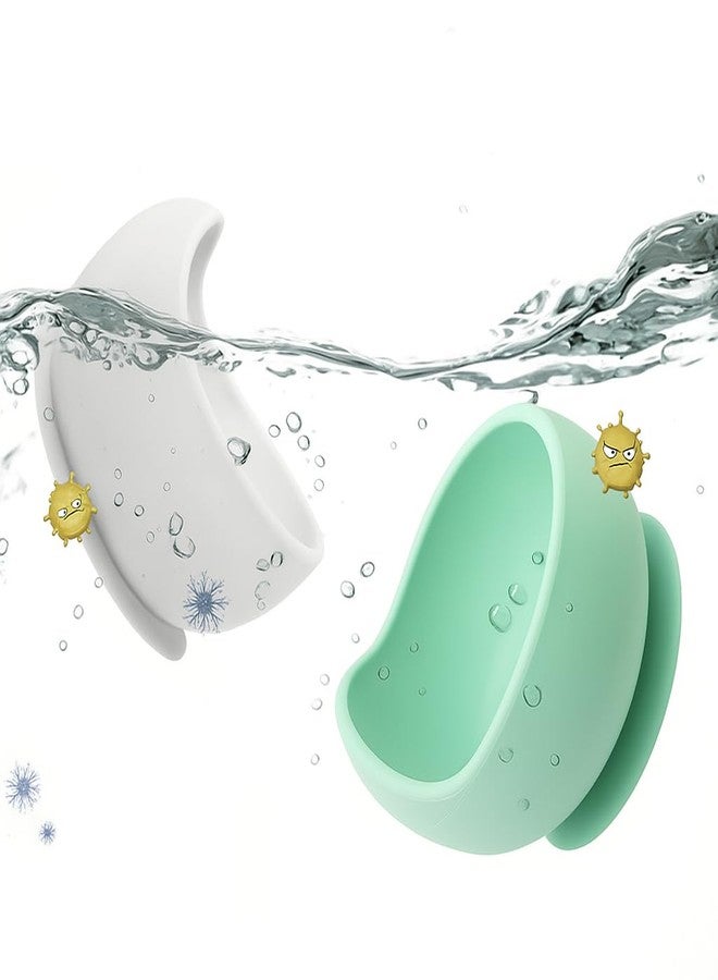 FLAVION Stay Put Suction Bowls for Baby Kid,Food Grade Bowl and Spoon Set for Baby Led Weaning,Toddler Dishes & Utensils for Babies Self Feeding, Baby Feeding Set (Green, Pack of 1) - Image 4