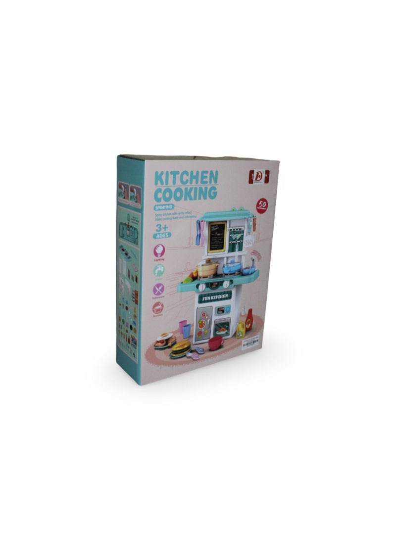 Prime Fun Kitchen Cooking Toy Set 50 Pcs – Mint - Image 2