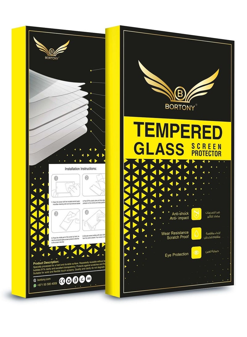 بورتوني شاشة حماية زجاجية، سامسونج جالكسي نوت 10 ايدج - Image 2
