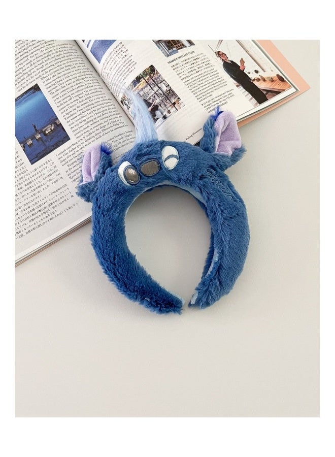 Disney Plush Stitch Headband for Women & Children – Cute Cartoon Hair Accessory - Image 3