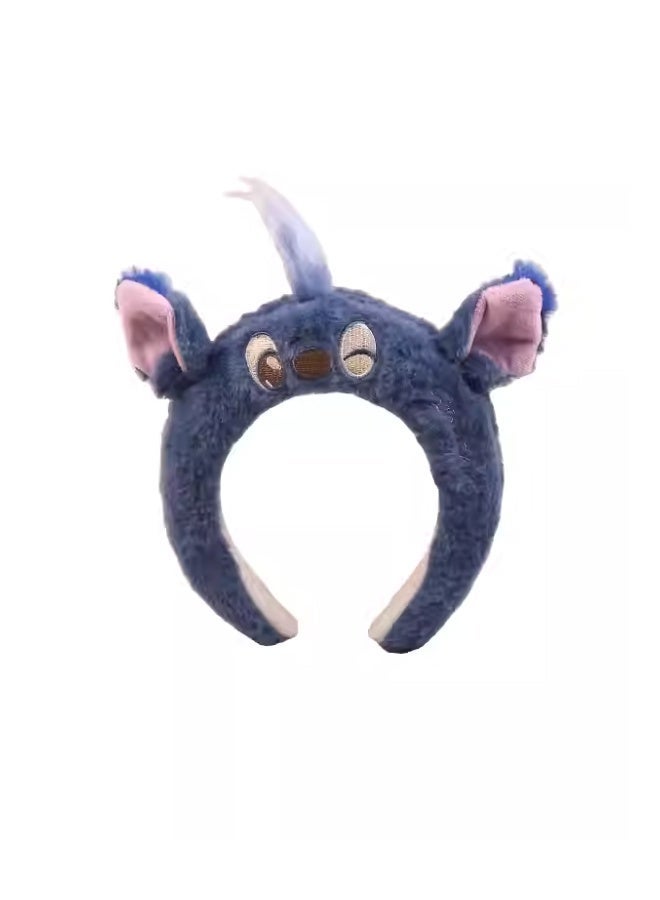 Disney Plush Stitch Headband for Women & Children – Cute Cartoon Hair Accessory - Image 1