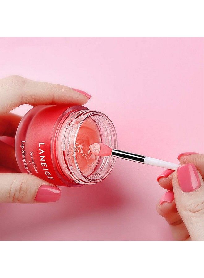Finrray Silicone Lip Brush Set 2Pcs Silicone Exfoliating Lip Brush Doublesided Lip Scrubber & 2Pcs Silicone Lip Balm Brush Makeup Brush Applicator Tools - Image 5