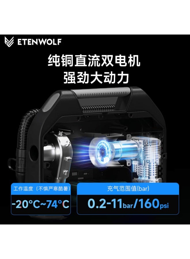 Etenwolf Yituwei S7 Electric Wireless Air Pump Outdoor Paddle Board Tent Camping Car Off-road Inflator