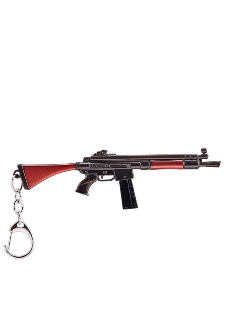 Generic Keychain Fortnite Rifle Gun Zinc Alloy Metal 