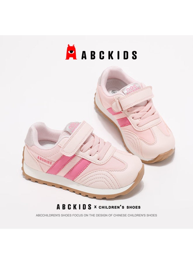 Abc Kids Children's Autumn Versatile Running Shoes Fashion Umbrella Fabric Casual Shoes Lightweight Comfortable Sneakers Rose/pink Size 36 - Image 4