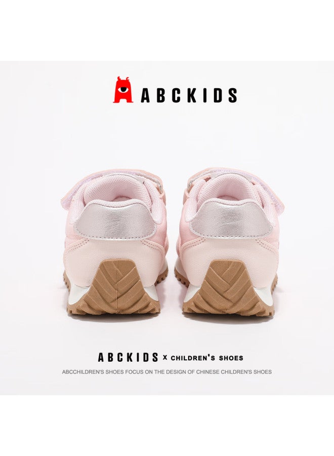 Abc Kids Children's Autumn Versatile Running Shoes Fashion Umbrella Fabric Casual Shoes Lightweight Comfortable Sneakers Rose/pink Size 36 - Image 5