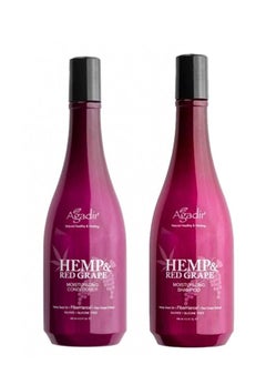 Agadir Agadir Red Grape Seed Oil Conditioner + Moisturizing Shampoo  - Image 2