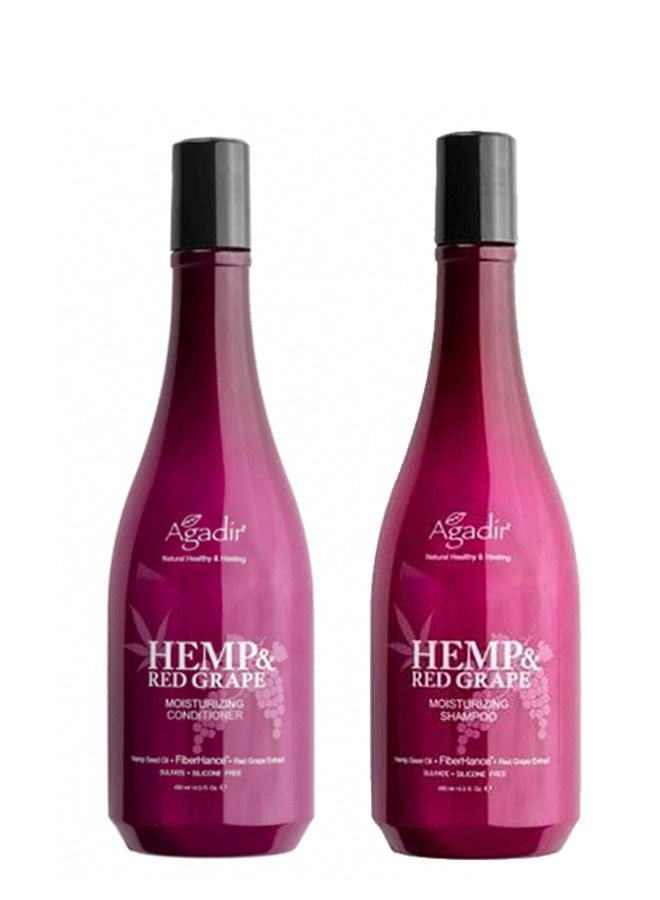 أغادير بلسم +شامبو مرطب بزيت بذور العنب الأحمر من أغادير - Image 2