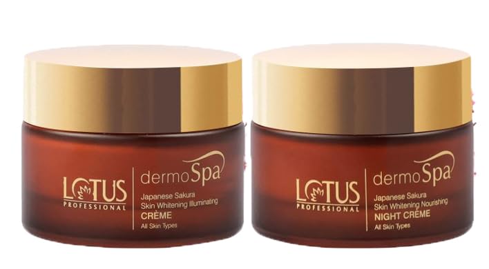 Lotus Professional Lotus Professional dermoSpa Japanese Sakura Day Cream_50  Night Cream_50g Set Of 2 - Image 1