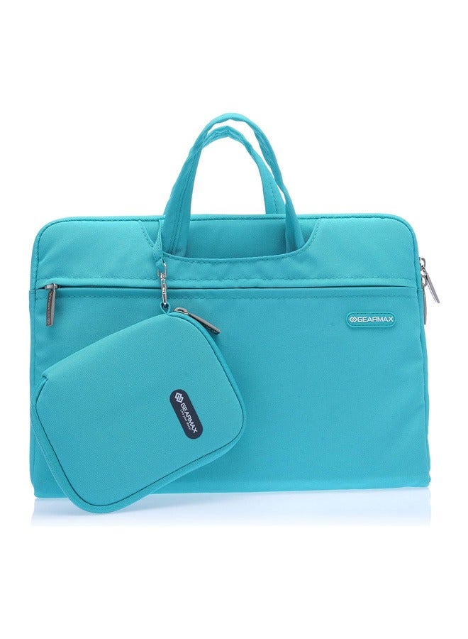 جير ماكس حقيبة Gearmax كامبوس رفيعة مقاومة للماء مصممة لاجهزة اللاب توب والترا بوك مع شنطة للماوس ١٣ انش - أزرق - Image 1