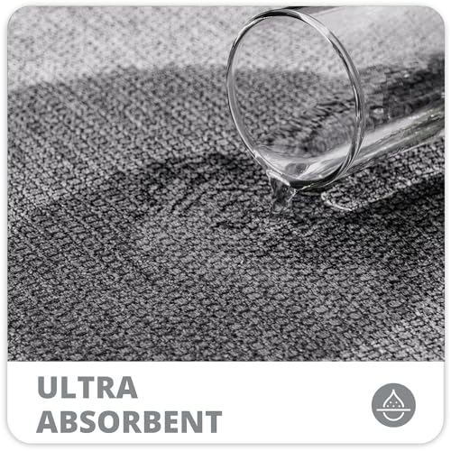 Bosap Bath Mat,Ultra Thin Bathroom Runner Rugs,Large Bath Mats for Bathroom,Quick Dry,Non-Slip,Machine Washable,Low Pile,Bath Rug,Shower Outside,Sink,Home Decor Accessories.Grey,2'x5'（24x60inch） - Image 3