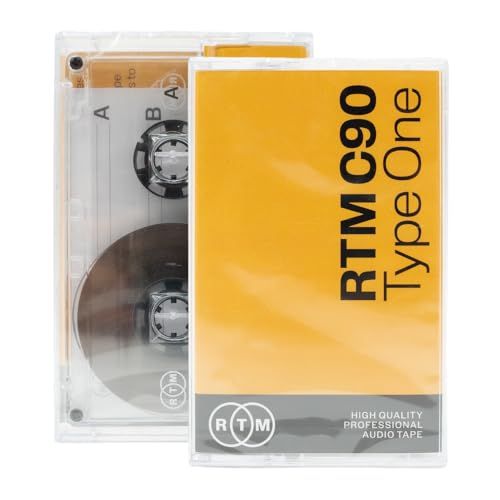 RTM Industries RTM C90 | Type One 90 Minute Blank Music Cassette | Ideal for Audio Recording | Studio Quality | Single Cassette - Image 1