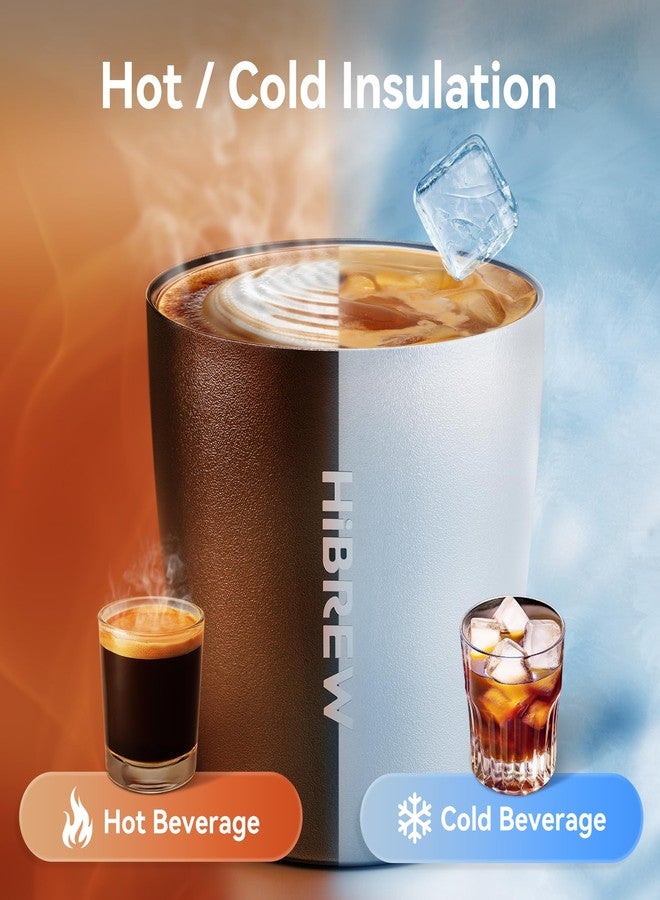 هيبرو كوب إسبريسو معزول من HIBREW - 8 أونصة / 240 مل - مصنوع من الفولاذ المقاوم للصدأ 18/8 الآمن غذائياً (أبيض) - Image 5
