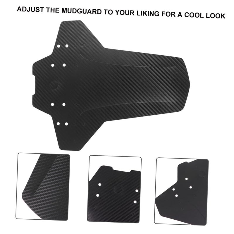 Carbon Fiber Road Bike Mudguard Set Front Rear Flaps Easy Install - Image 4
