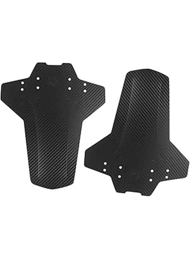 Carbon Fiber Road Bike Mudguard Set Front Rear Flaps Easy Install - Image 1