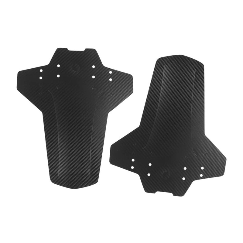 Carbon Fiber Road Bike Mudguard Set Front Rear Flaps Easy Install - Image 2
