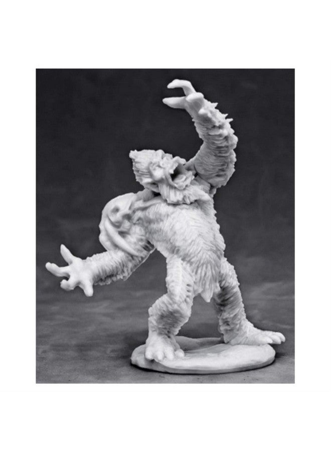 Reaper Yeti Chieftain Miniature 25mm Heroic Scale Warlord Bones Miniatures