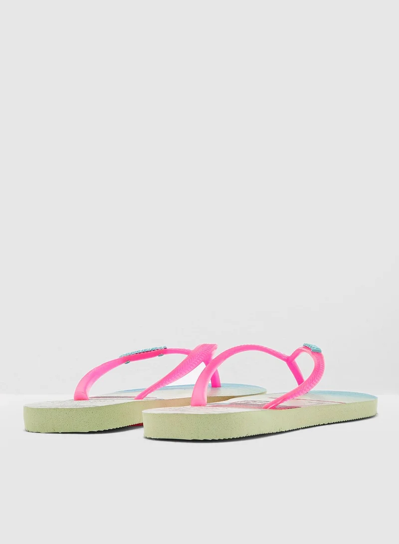 havaianas Slim Strap Paisage Flip Flops