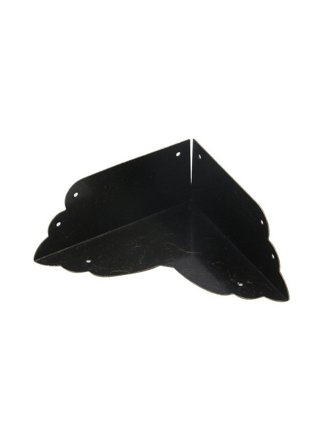 Mcredy 4 Pack Corner Protectors Metal Bronze Box Corners Decorative 2.8X2.8X1.2"(Lxwxh),Side Length 2.8" - Image 4