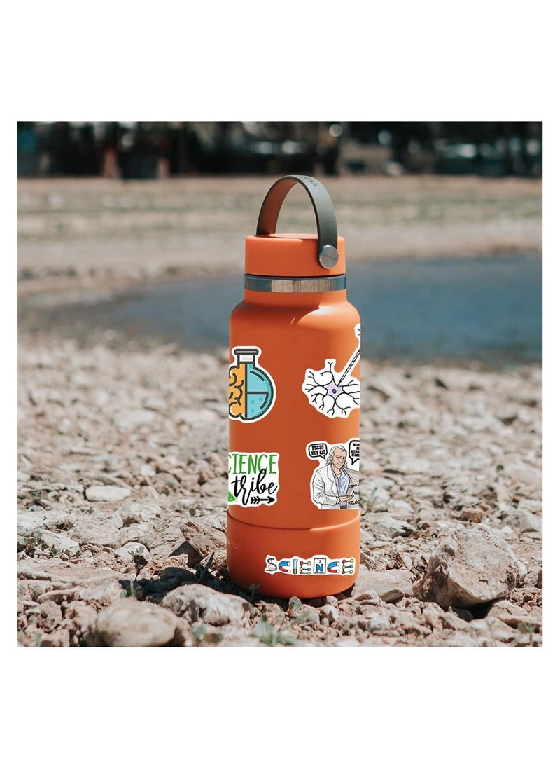100 Pcs Science Stickers for Hydroflask, Laptop  Water Bottle - Waterproof Vinyl Decals for Kids, Teens, Students  Teachers - Physics, Chemistry  Biology Themes  - Image 4