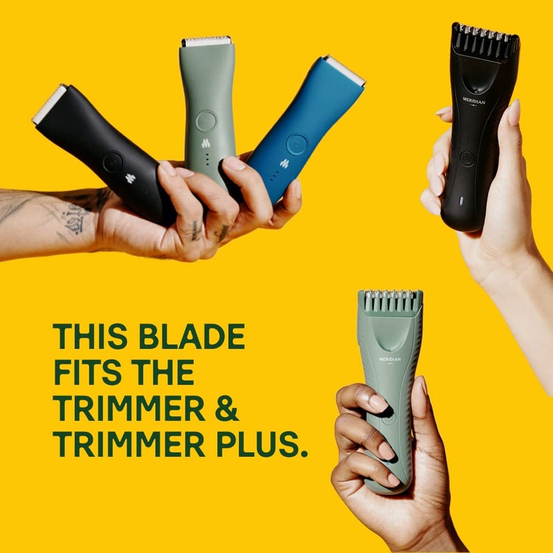 Meridian - Trimmer Replacement Blade - Sage Ceramic Blades for Electric Body & Pubic Hair Trimmer - 1 Pack - Image 3