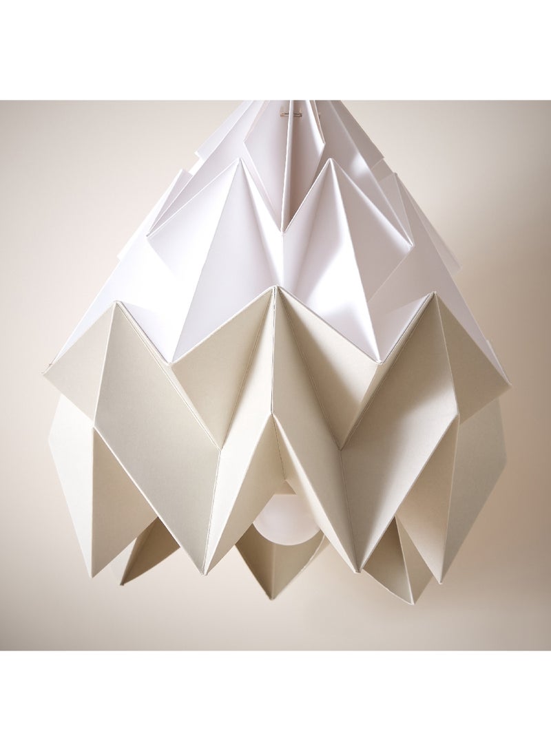 Home Box Tasha Paper Pendant Lamp with Metal Canopy and Paper Shade 30 x 150 x 30 cm - Image 3