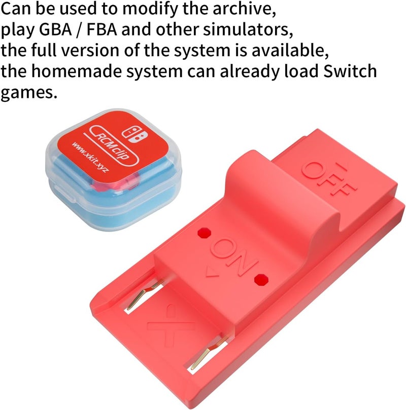 RGEEK DN Paper Clip for Nintendo Switch RCM Tool RCM SX OS Short Circuit Tools Use for Modify The Archive Play GBA/FBA & Other Simulator - Image 4