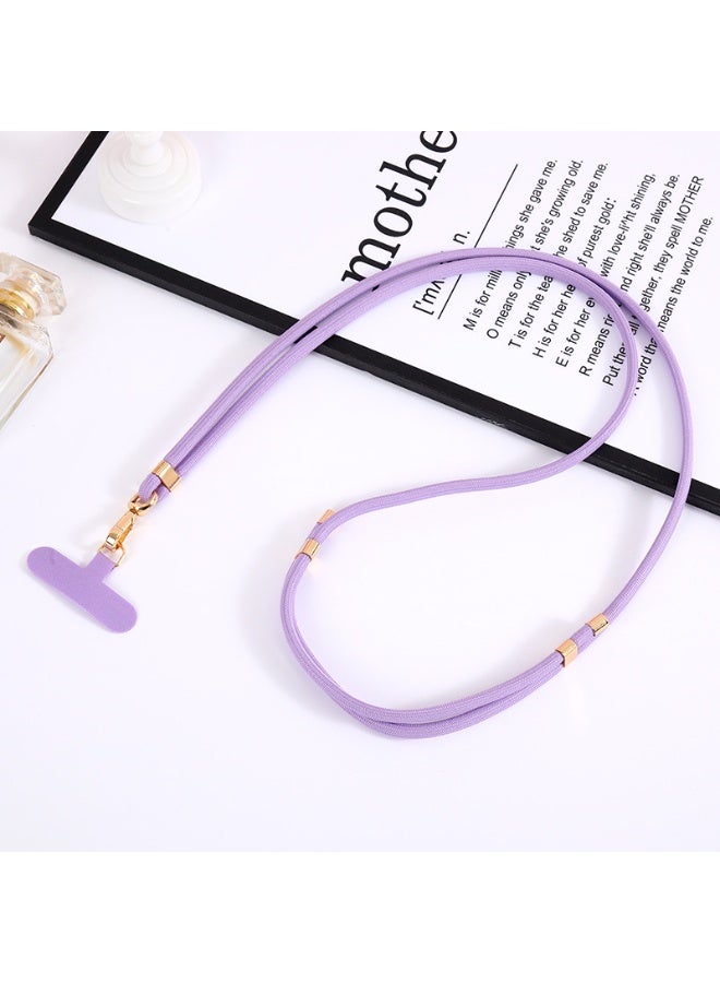 NIBEMINENT Beaded Phone Lanyard, Anti Lost Removable Wrist Strap, Adjustable Nylon Rope Bracelet Pendant, Phone Keychain Lanyard