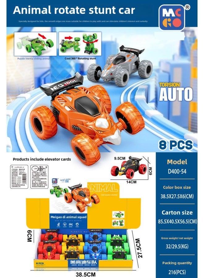 Generic Children's Collision Deformation Car Toy One-click Deformation ...