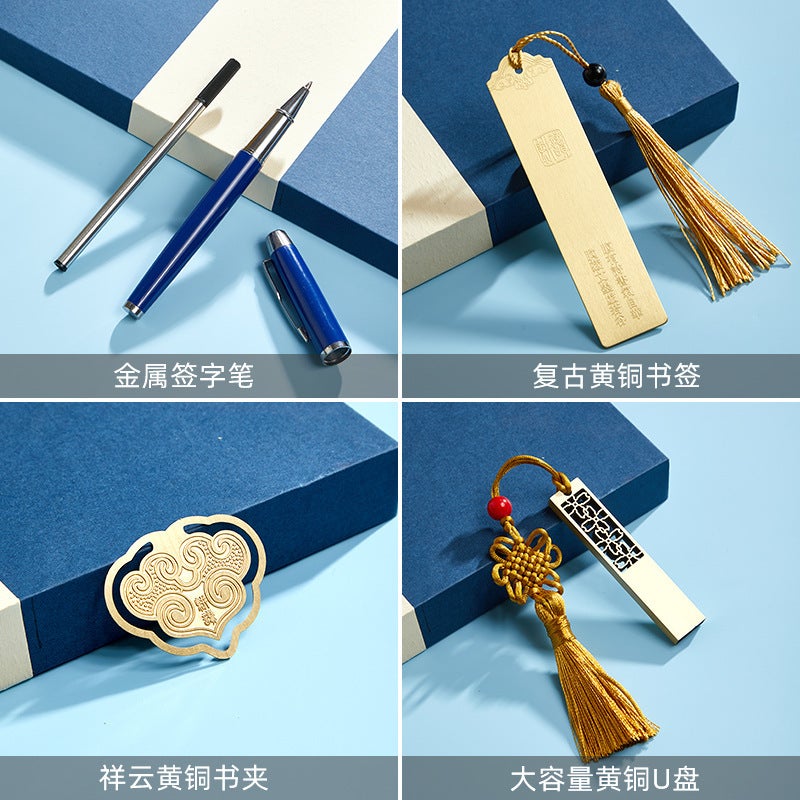 New Notebook Business Gift Box Thermos Cup High-End Set A5 Thickeneded Notebook Office Meeting Minutes - Image 3