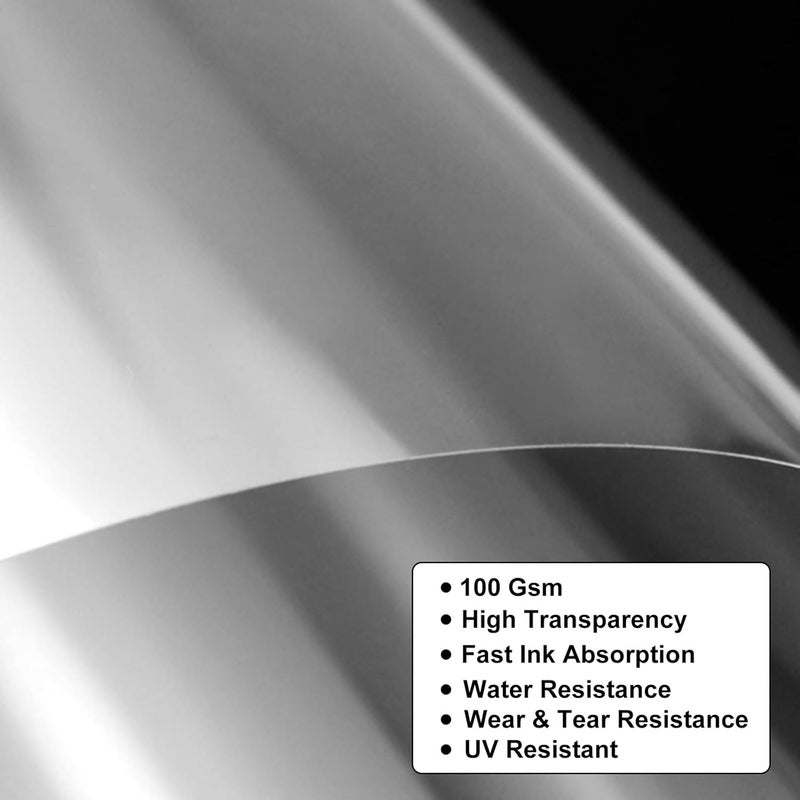 LOLYSIC 150 Sheets Acetate Sheets A4 Inkjet Printer Film Transparency Laser Printed Film Overhead Projector OHP Film - Image 3