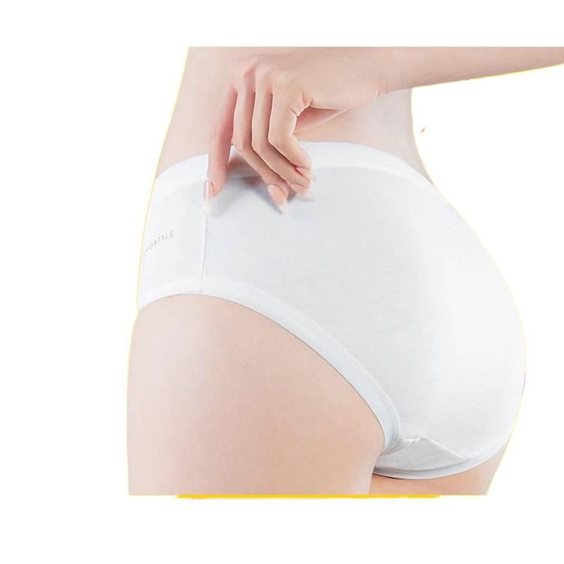 GLX ملابس داخلية نسائية للاستعمال مرة واحدة، عبوة من 4 قطع، مقاس L للسفر - Image 2
