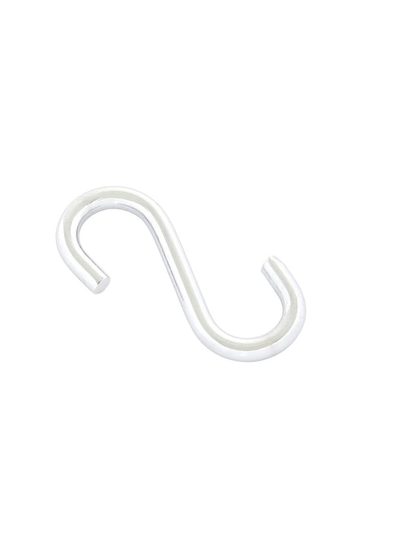 S Hooks Metal Chrome Plated-4 Inches, Silver  - Image 2