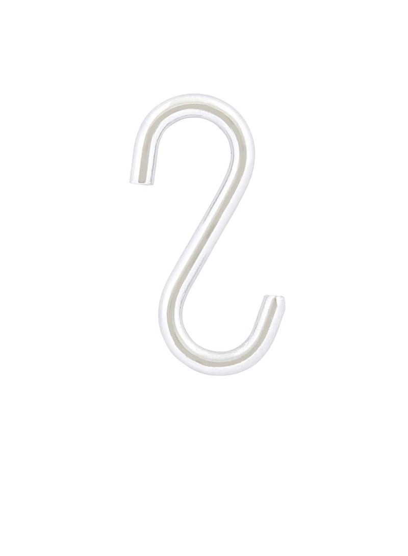 S Hooks Metal Chrome Plated-4 Inches, Silver  - Image 1
