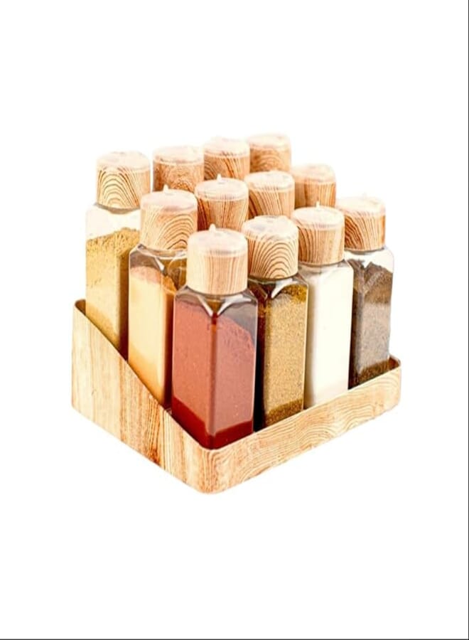 Spaceshoop Generic Elegant Spice Rack and Organizer Set - 12 Pieces