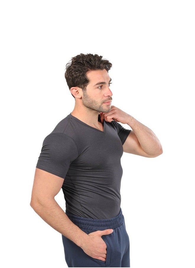 REDCOTTON Red Cotton Short Sleeve Undershirt For Men- V Neck  - Image 3