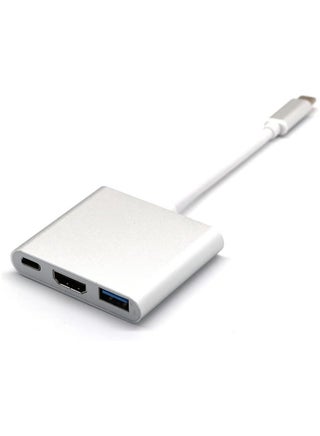 Type-C Cable Connector, 3 in 1 Type-C to USB, Type-C to HDTV Converter 4K Adapter, Multi-port Converter - pzsku/ZF434F058D0CC2893AE31Z/45/1746785709/9a64d3cf-8681-4b7f-a9d7-536847643981