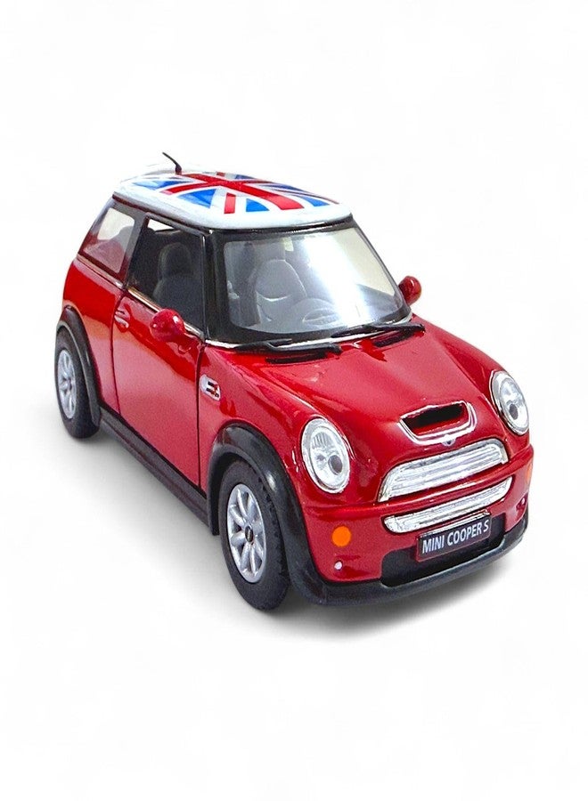 Mayatra's Die-Cast Yellow Mini Cooper 1:28 Collector's Edition, Pull Back Action Toy for Ages 3+ (Red) - Image 3