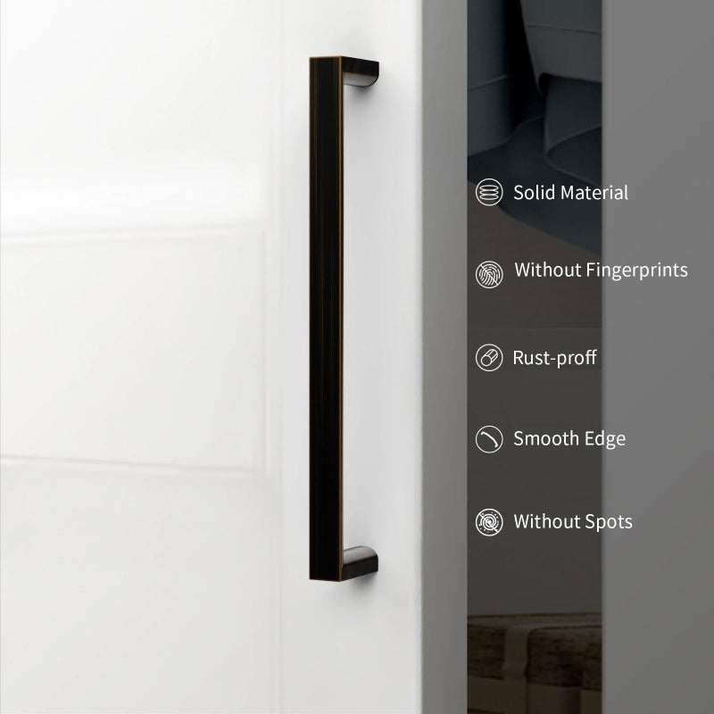 Knoklock 6 Pack 12-3/5 Inch(320Mm) Kitchen Cabinet Handles Oil Rubbed Bronze Cabinet Pulls Kitchen Cabinet Hardware Drawer Pulls For Cupboard Wardrobe - Image 3
