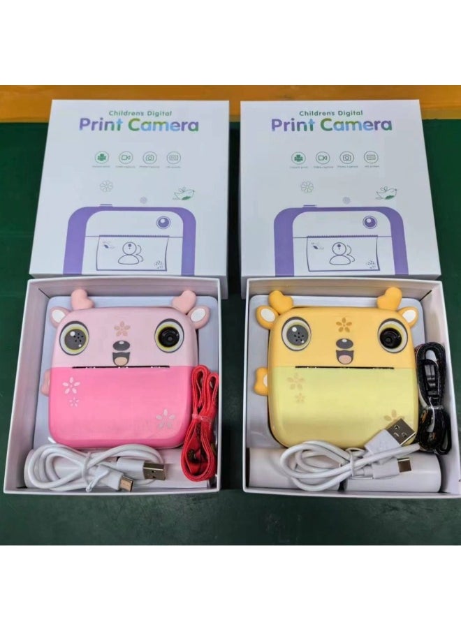 Generic The Children's Clapping Printing Camera Can Be Played With A Shot Of Video Video Photography Mini Toy Generation-Color:32GB Memory Card  - Image 3